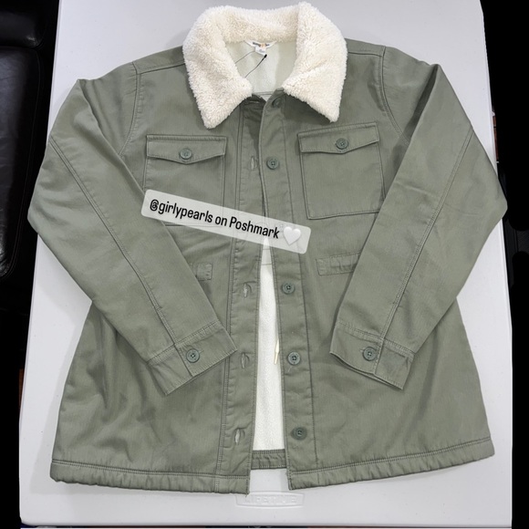 Hang Ten Ladies’ Green Utility Jacket NEW - Picture 6 of 13